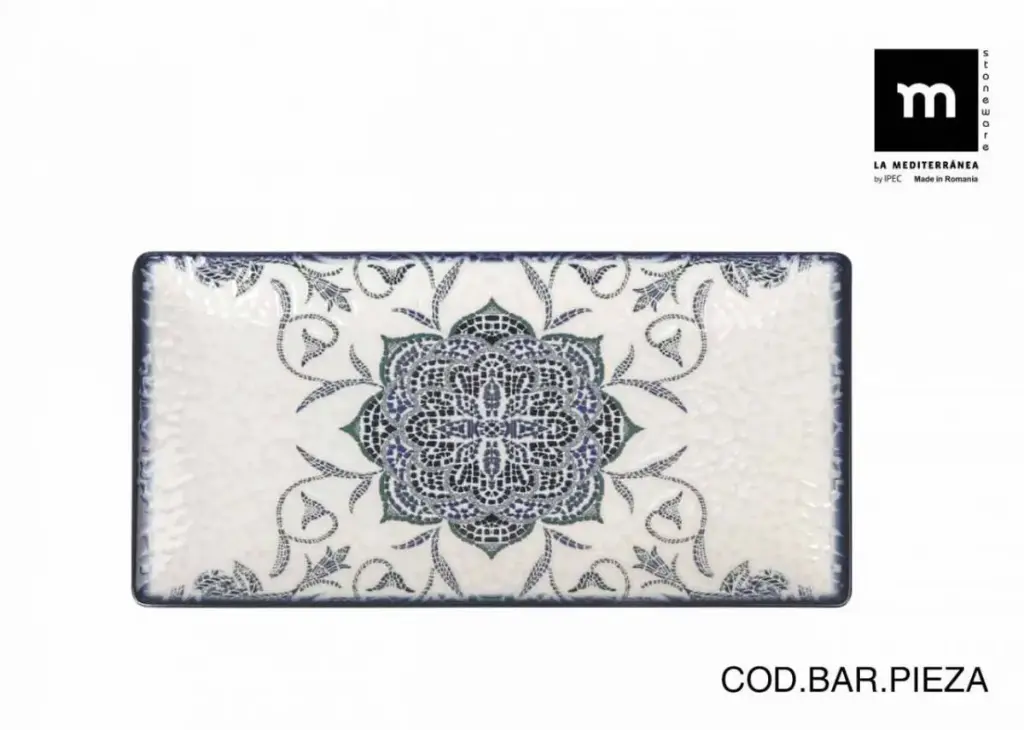 FUENTE RECTANGULAR 30x15 cm ROSETTA Elite BRILLO