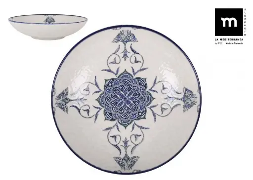 [8435476240247] PLATO HONDO 21 cm ROSETTA Monaco BRILLO